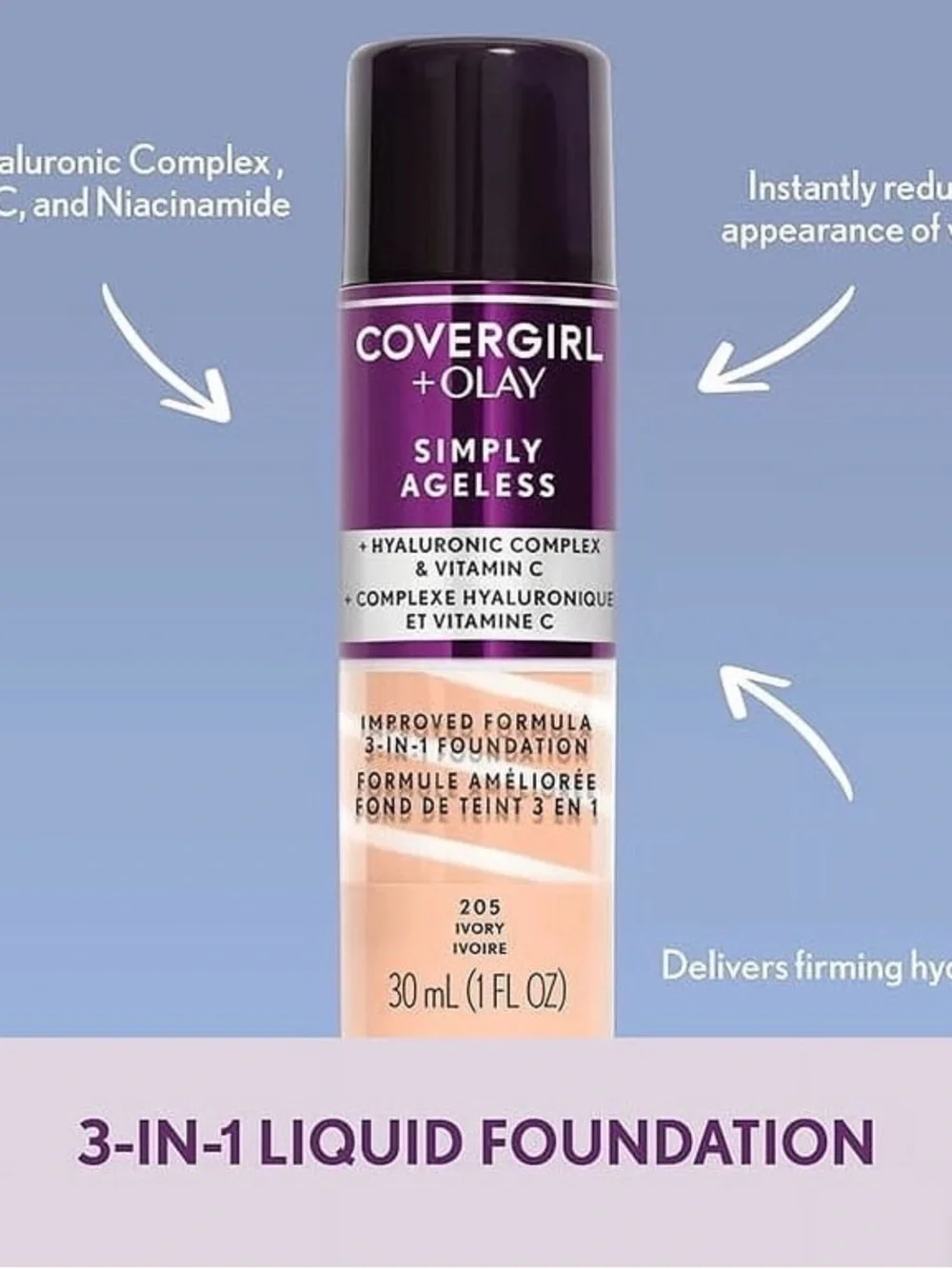 COVERGIRL Simply Ageless 3-in-1 Foundation - Natural Beige (240)